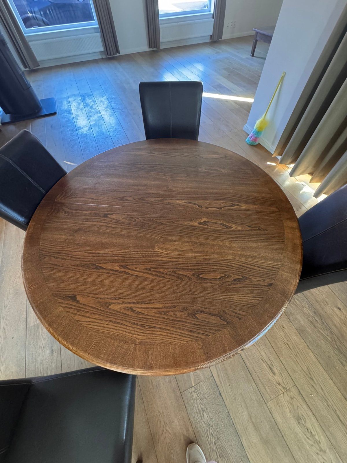Gratis massief eiken tafel, Gebruikt, 100 tot 150 cm, 150 tot 200 cm, Vier personen
