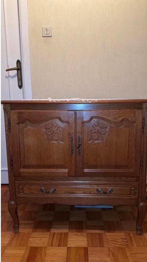 compact dressoir in massief eikenhout, Enlèvement