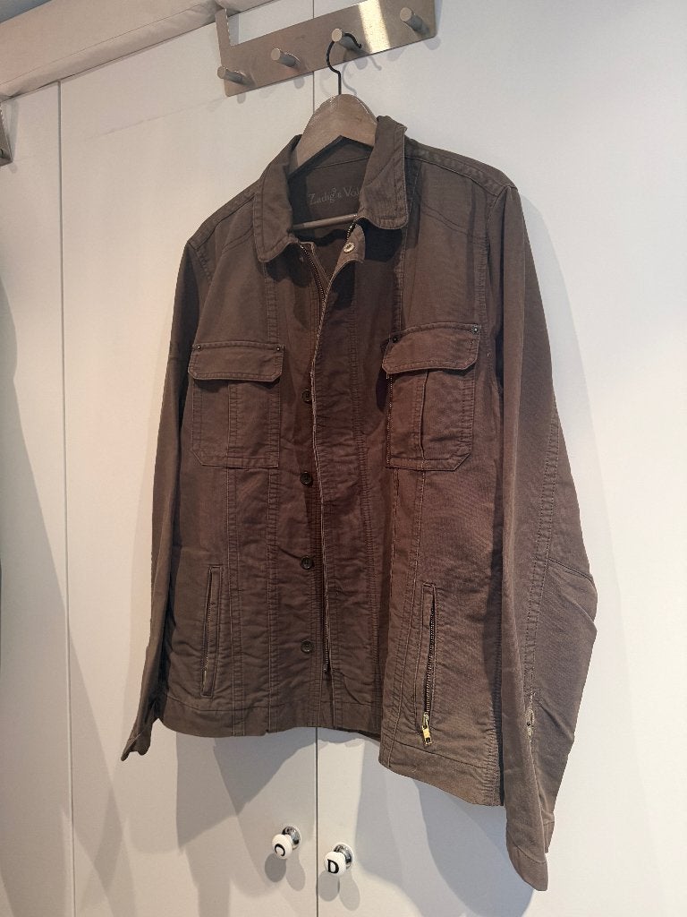 Veste Zadig & Voltaire, Taille 56/58 (XL), Brun, Enlèvement, Porté