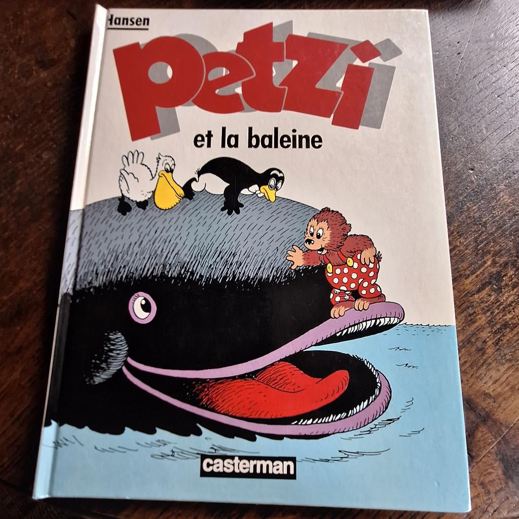 petzi et la baleine hansen caterman, Livres, Une BD, Utilisé, Hansen, Envoi