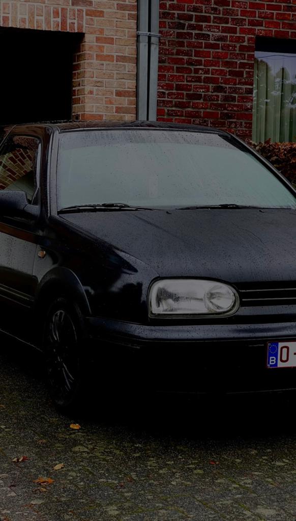 Golf 3, Auto's, 4 deurs, Stof, Zwart, Zwart