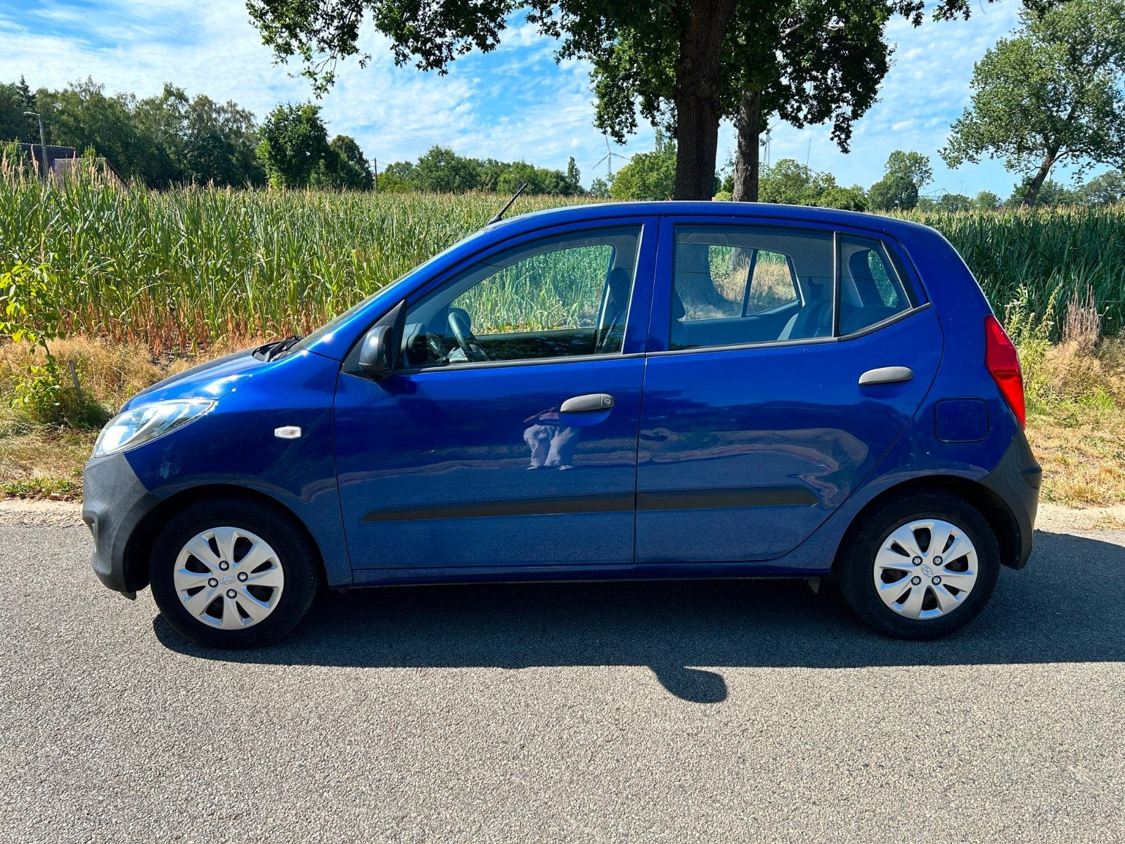 hyundai i10, Auto's, Voorwielaandrijving, Stof, Blauw, Particulier