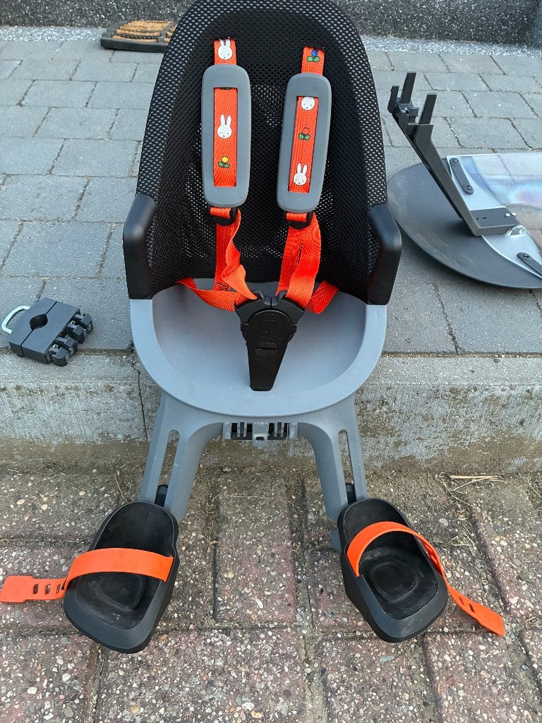 Qibbel fietszitje voor, Ophalen, Gebruikt, Voorzitje, Qibbel