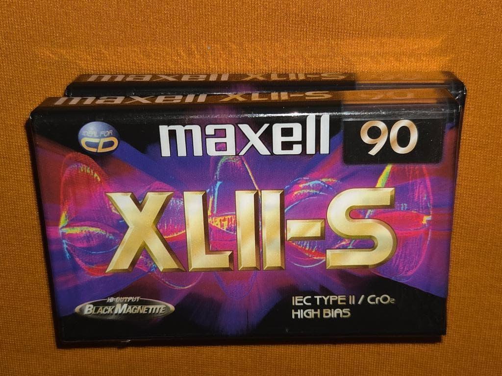 Cassettes / lot 2x maxell xlii-s 90, Cd's en Dvd's, Cassettebandjes, 2 t/m 25 bandjes, Overige genres, Ophalen of Verzenden, Nieuw in verpakking