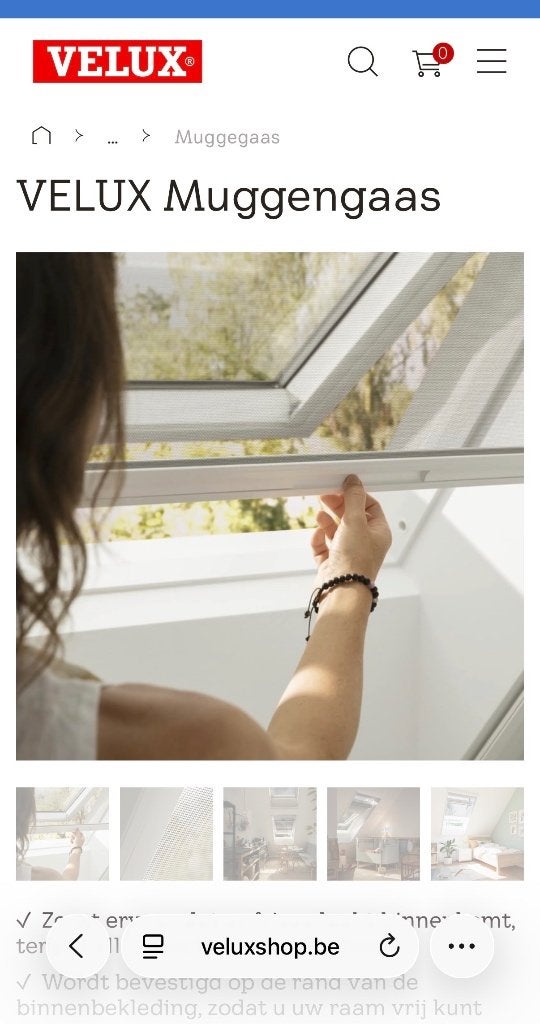 Velux horraam, Ophalen, Nieuw, Metaal, Overige typen