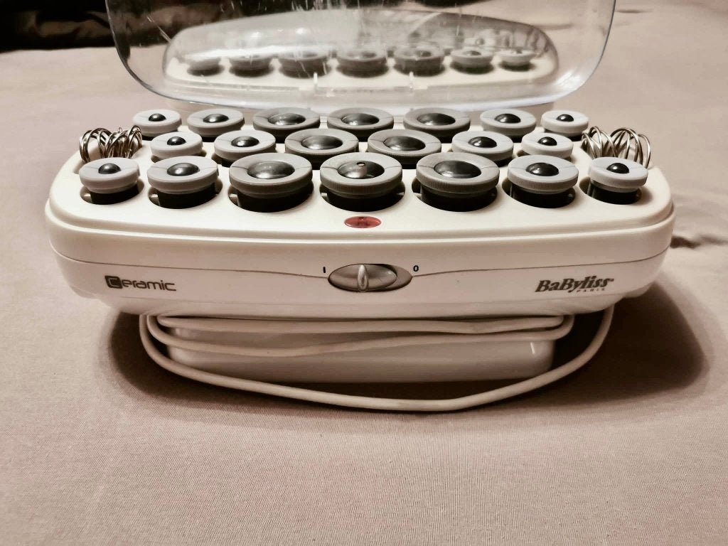 2 x keramische warmterollers (BABYLISS ), Ophalen of Verzenden, Zo goed als nieuw, Haarverzorging