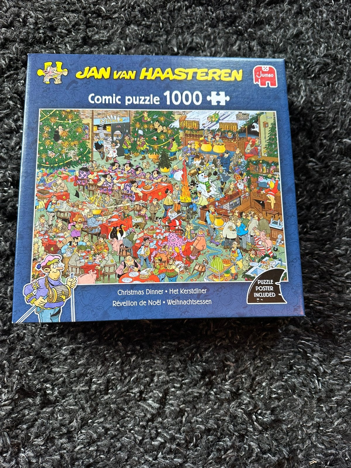 JAN van HAASTEREN: Het kerstdiner 1000 stukjes, Ophalen, Zo goed als nieuw