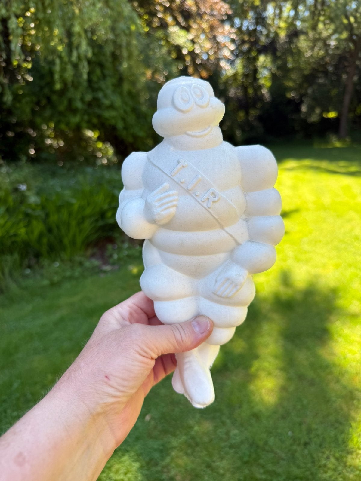 Retro T.I.R. Bibendum - Michelin mannetje, Verzamelen, Merken en Reclamevoorwerpen, Zo goed als nieuw, Reclamebord, Ophalen of Verzenden