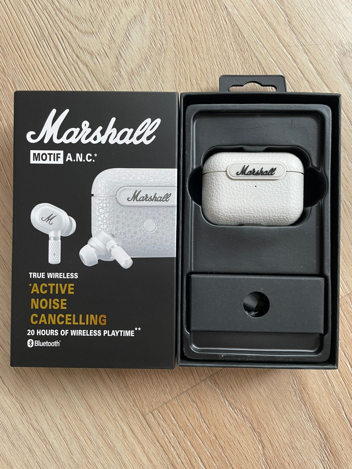 Casque Bluetooth sans fil Marshall Motif neuf, TV, Hi-fi & Vidéo, Neuf, Enlèvement ou Envoi, Blanc, Bluetooth