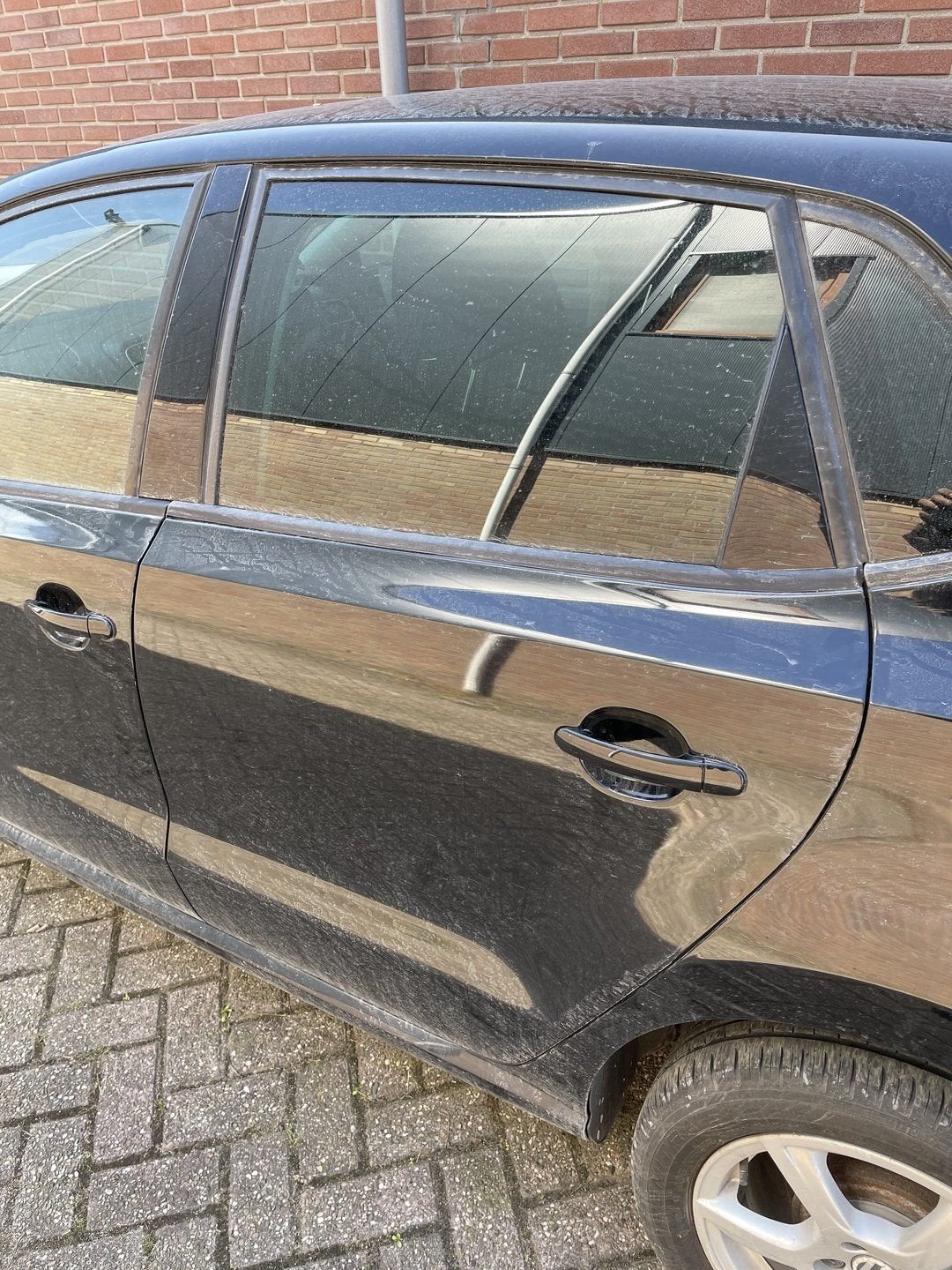 VW polo 6r/6c portier linksachter, -, Utilisé, Porte, -