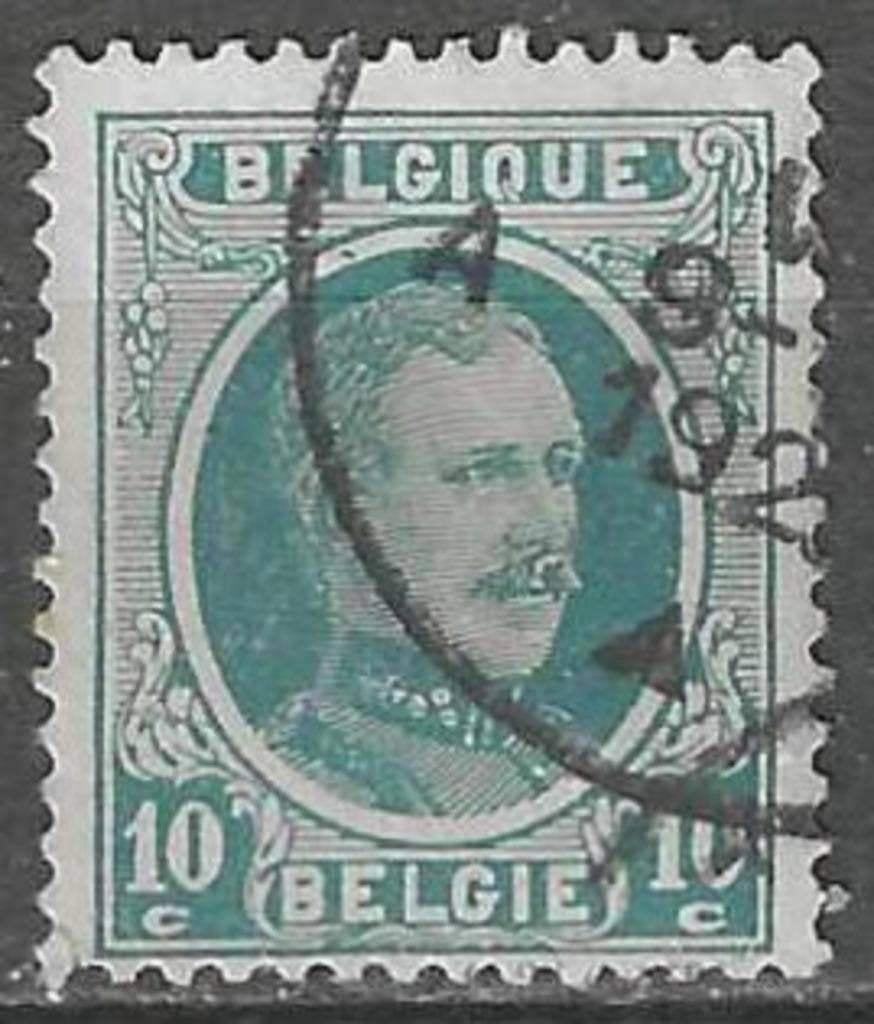 Belgique 1921/1927 - Yvert/OBP 194 - Roi Albert I. (ST), Envoi, Affranchi, Oblitéré, Maison royale