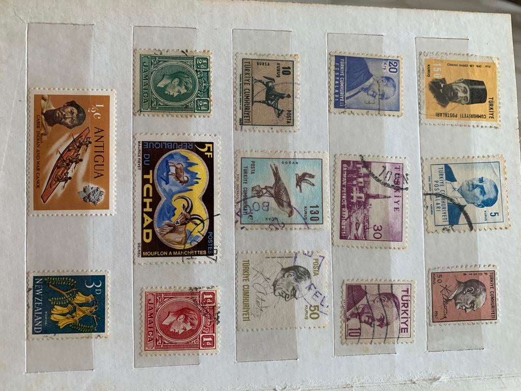 Retro postzegels 1960/1970 diverse landen, Ophalen of Verzenden