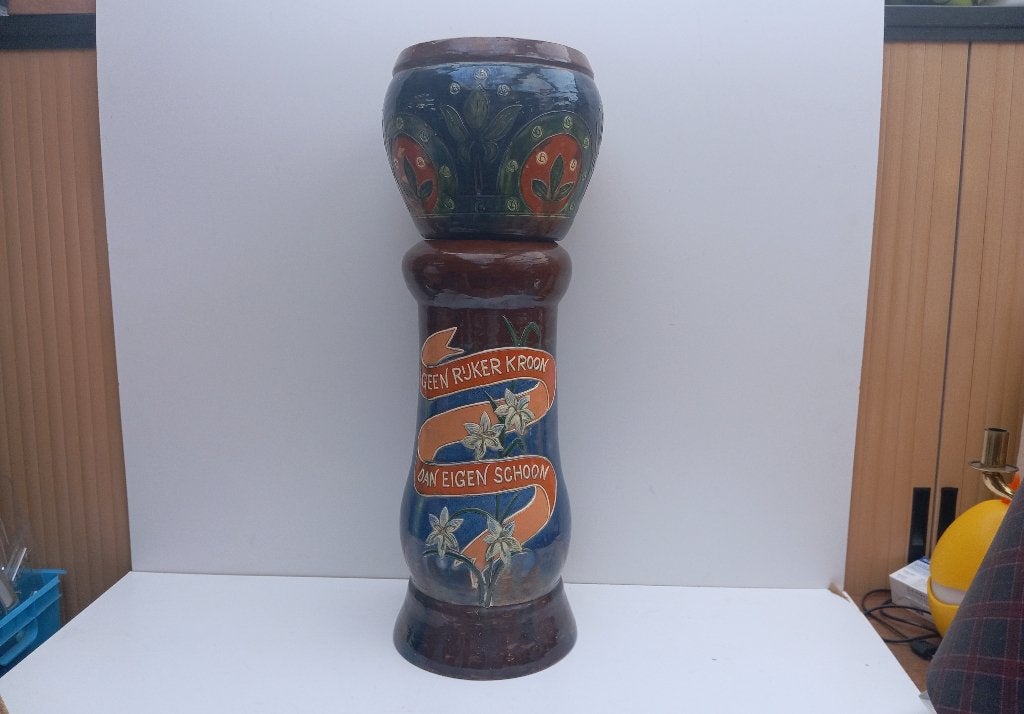 POTERIE FLAMANDE UNIQUE GILBERT JEAN MONTEYNE, Antiquités & Art, Enlèvement ou Envoi