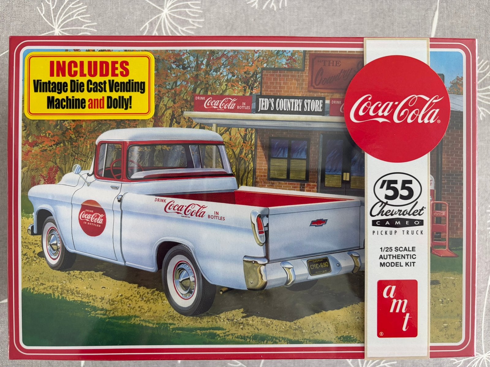 AMT Coca-Cola ‘55 Chevrolet Cameo Pickup truck, Hobby & Loisirs créatifs, Modélisme | Voitures & Véhicules, Enlèvement ou Envoi
