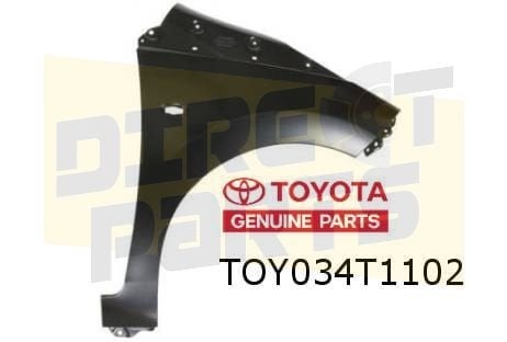 Toyota Aygo voorscherm Rechts (7/14-) Origineel! 538110H030, Neuf, -, Garde-boue, Toyota