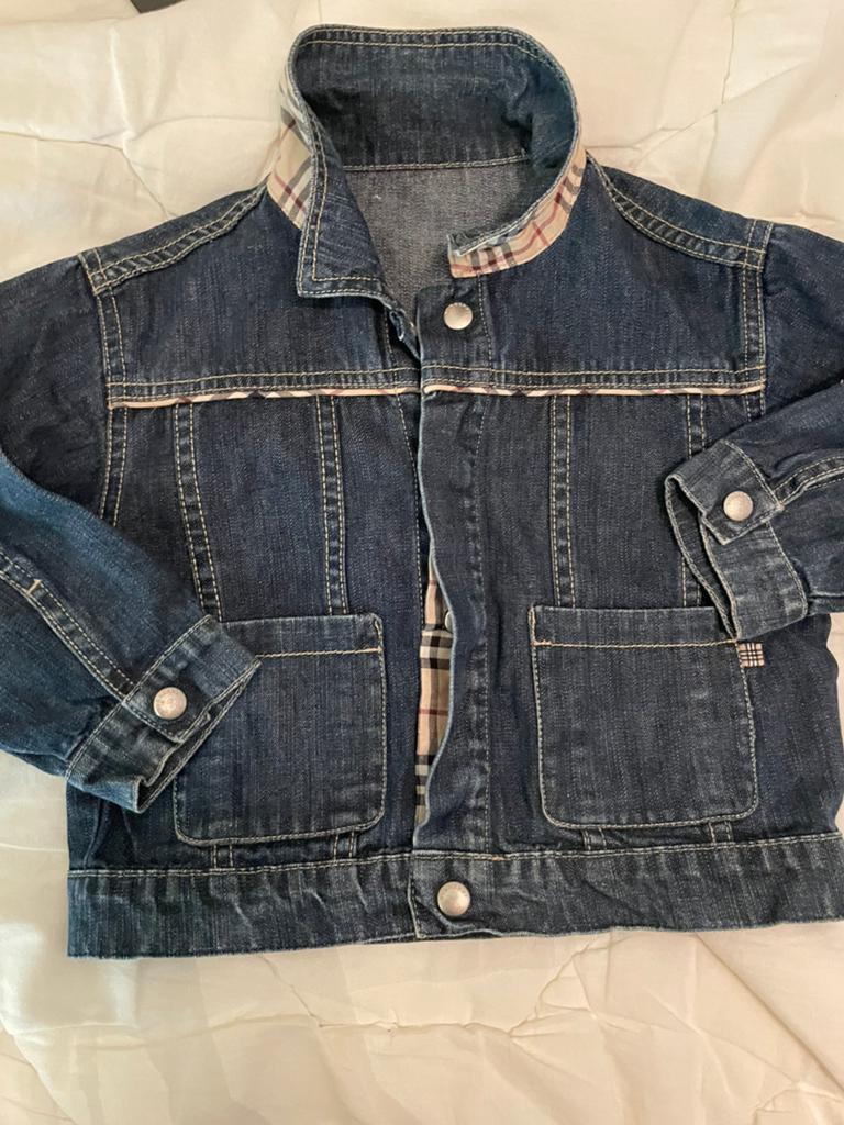 Jeansjasje maat 98, Kinderen en Baby's, Kinderkleding | Maat 98, Ophalen of Verzenden, Gebruikt