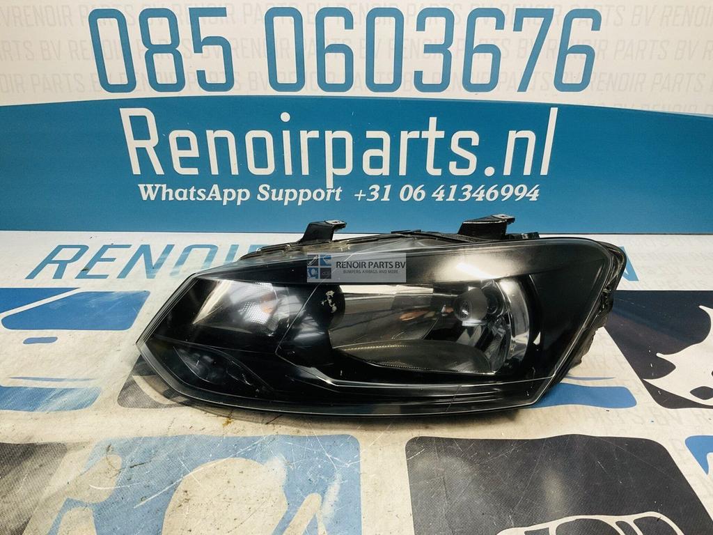 Koplamp Volkswagen Polo 6R 2009-2013 Links 6R941015E Halogee, Gebruikt, -, -, 6 maanden garantie