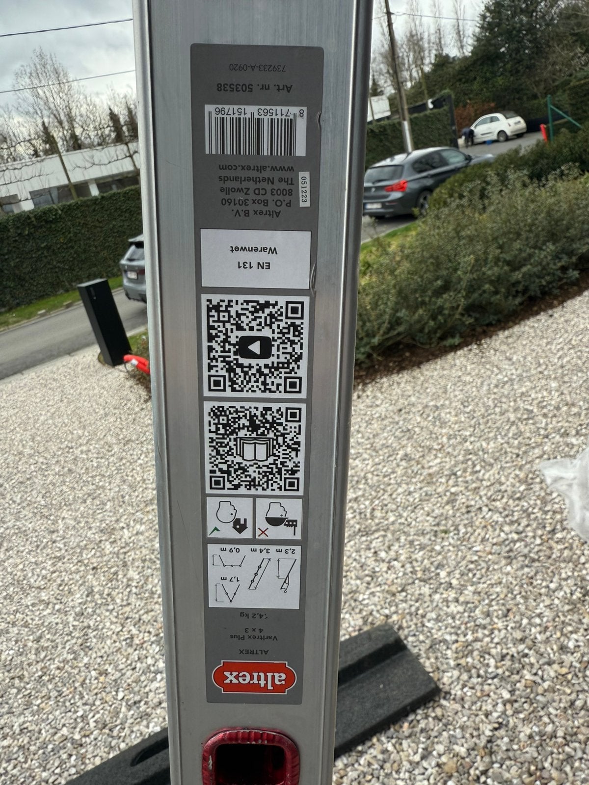 Multifunctionele plooiladder, Doe-het-zelf en Bouw, Ladders en Trappen, Ophalen, Zo goed als nieuw