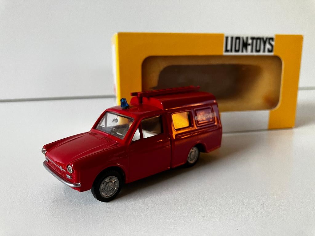 1:43 LION-TOYS DAF 33 Bestelwagen (brandweer), Ophalen of Verzenden, Zo goed als nieuw, Auto, Overige merken
