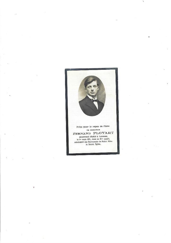 Souvenir de décès, Ophalen of Verzenden