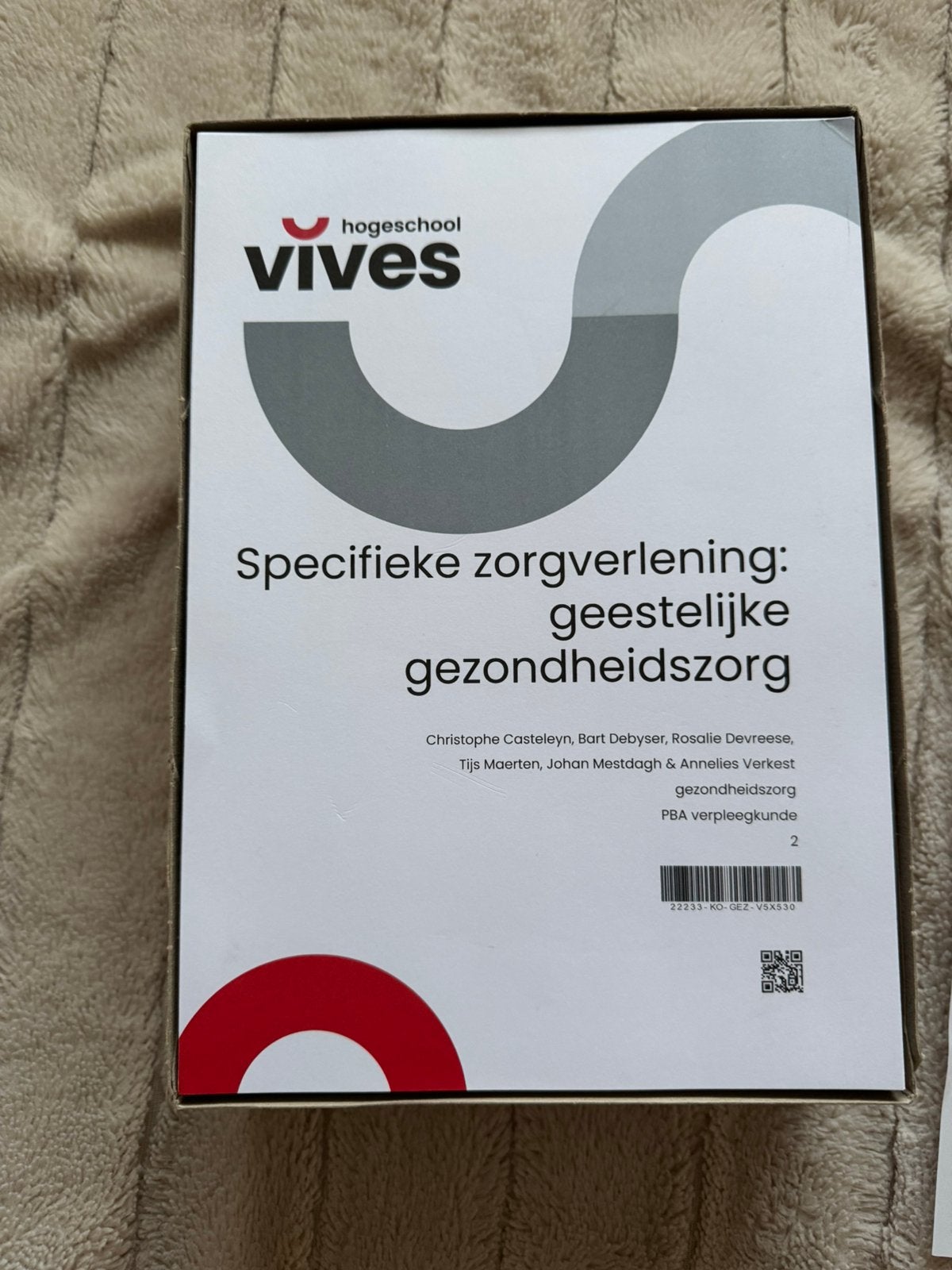 Specifieke zorgverlening: geestelijke gezondheidzorg, Enlèvement ou Envoi, Neuf