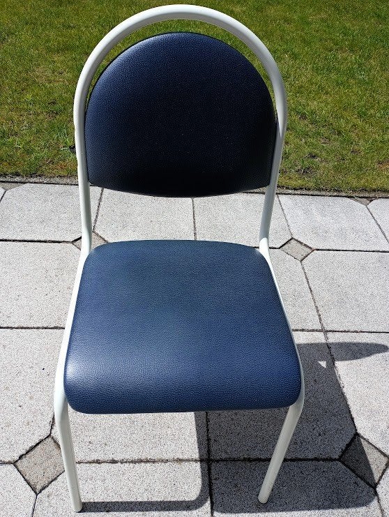 keukenstoelen, Maison & Meubles, Chaises, Gris, Métal, Enlèvement, Utilisé