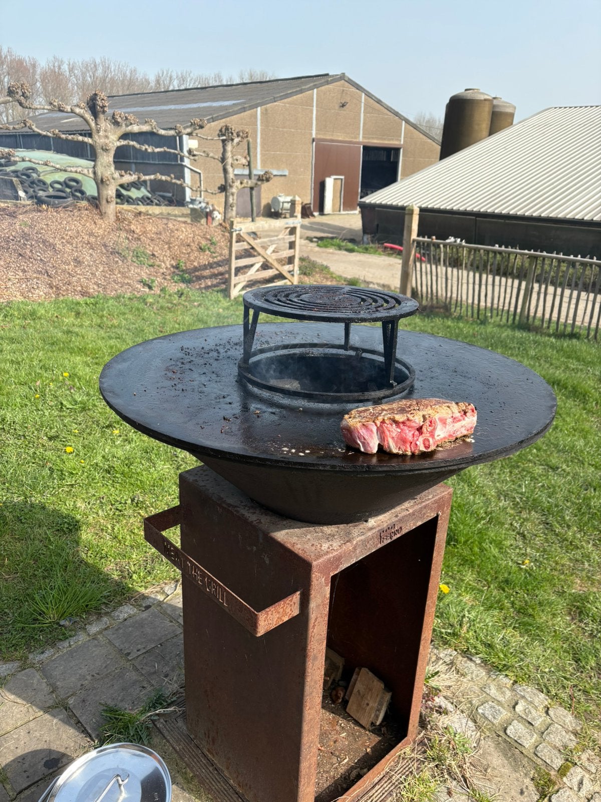 O fire bbq, Ophalen, Zo goed als nieuw