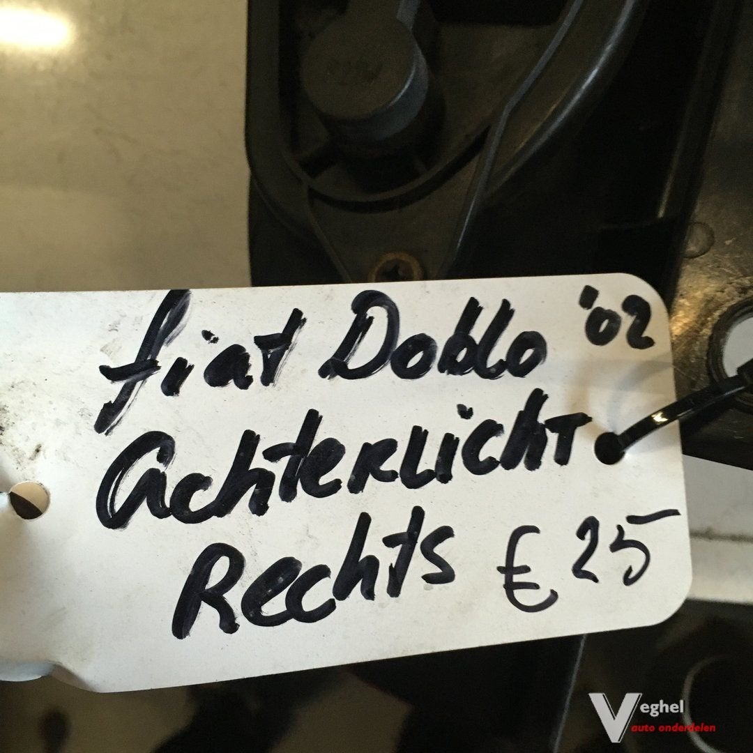Fiat Doblo 2002 Achterlicht Rechts, Auto-onderdelen, Gebruikt, -, -, Ophalen of Verzenden