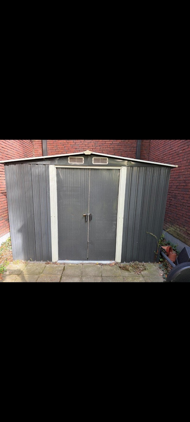 Metalen tuinhuis, berging,  fietsenstalling, Tuin en Terras, Ophalen