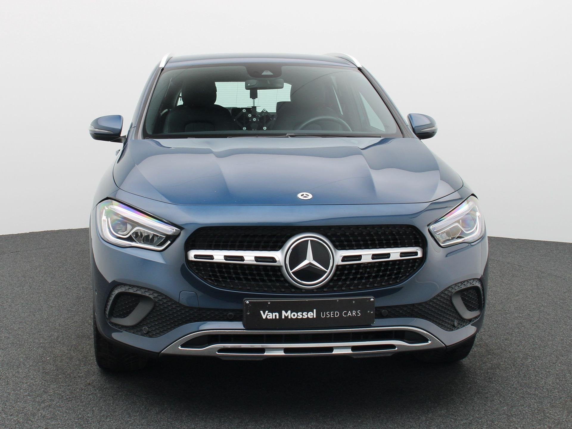 Mercedes-Benz GLA 250 e Business Line + LEDER + CAMERA + 1Y, Auto's, Gebruikt, 16 kWh, Blauw, Plug-in hybride