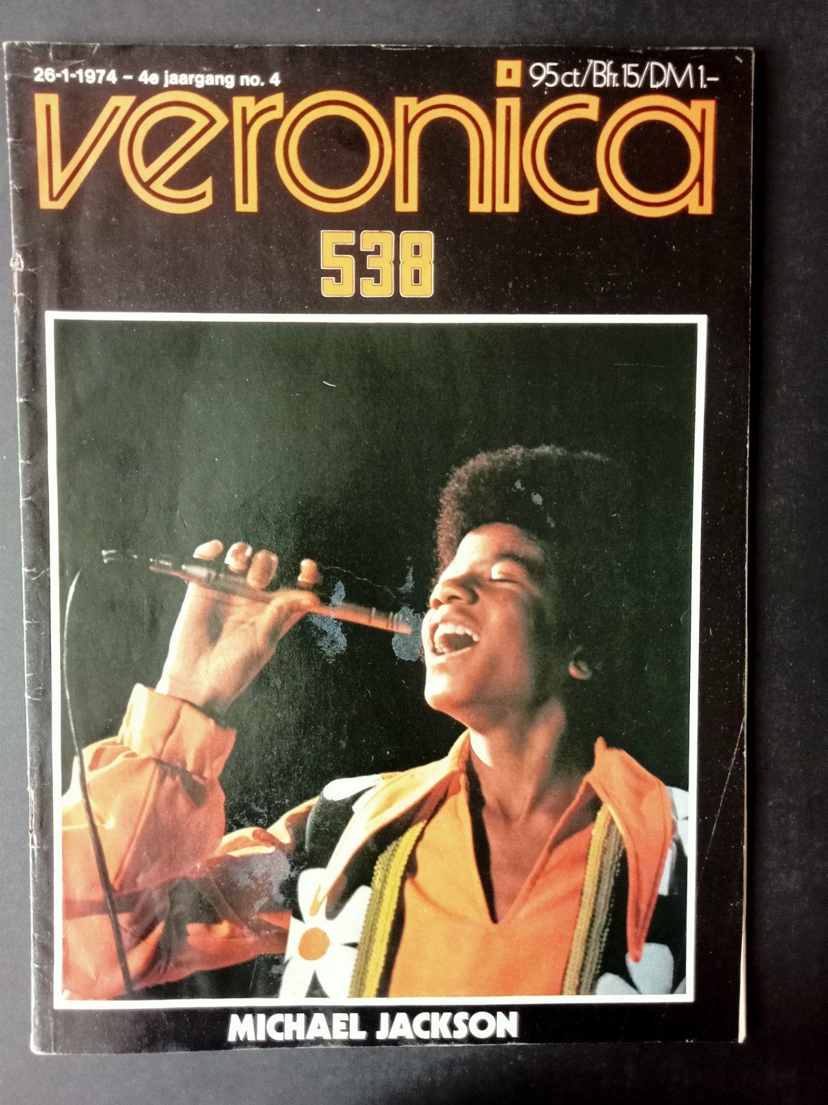 Michael Jackson Magazine 1974 Dutch Veronica