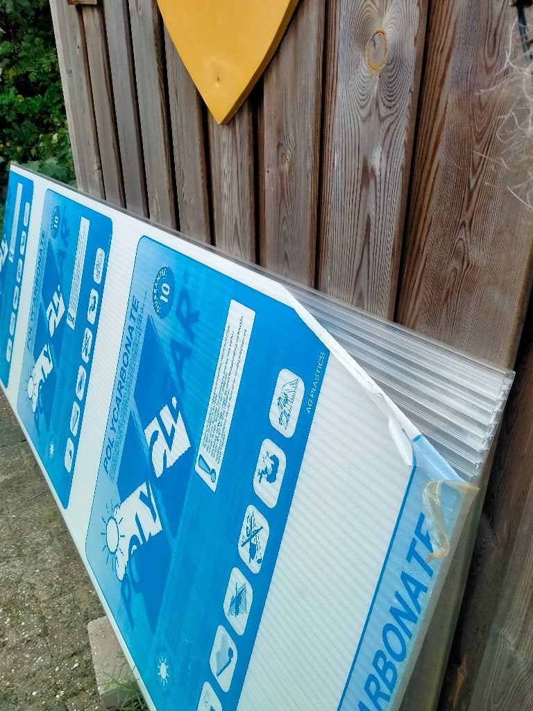 Polycarbonaat platen 16 mm nieuw, Verzenden, Nieuw, Veranda
