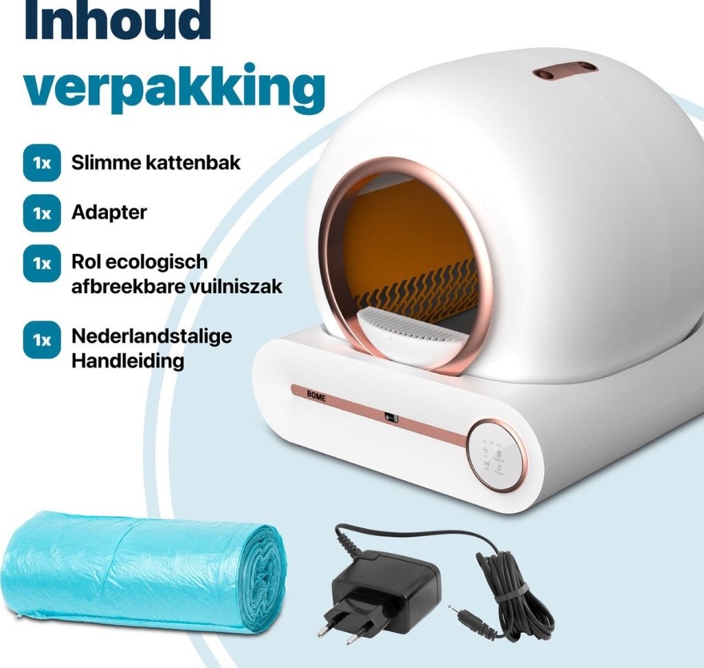 automatische kattenbak, Dieren en Toebehoren, Kattenbakken, Ophalen, Zelfreinigend, Zo goed als nieuw