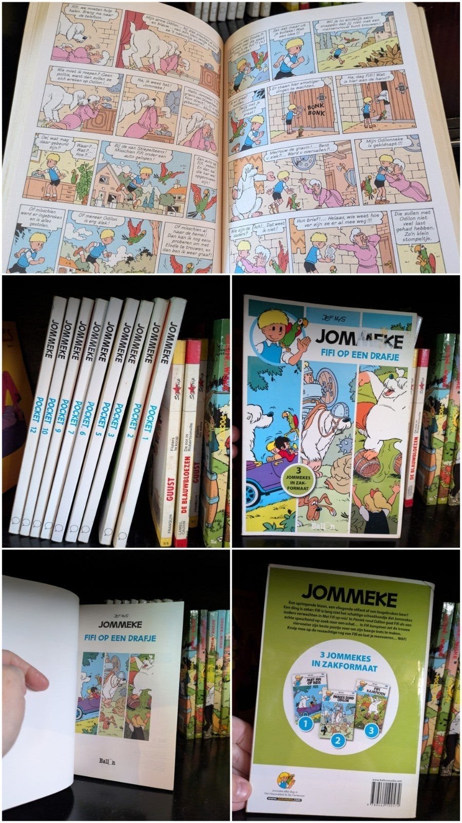 Jommeke pocket strips, Boeken, Meerdere comics, Ophalen, Gelezen