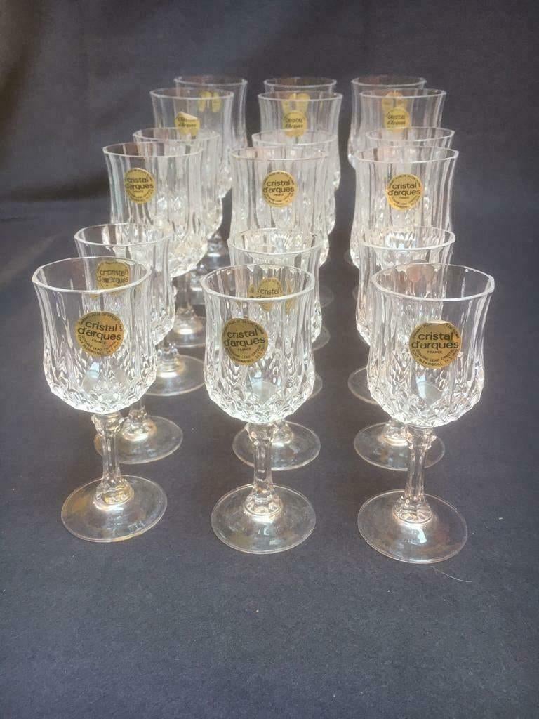 Luxe 24-delige set Kristallen Glazen – Cristal d'Arques, Ophalen, Nieuw, Overige typen