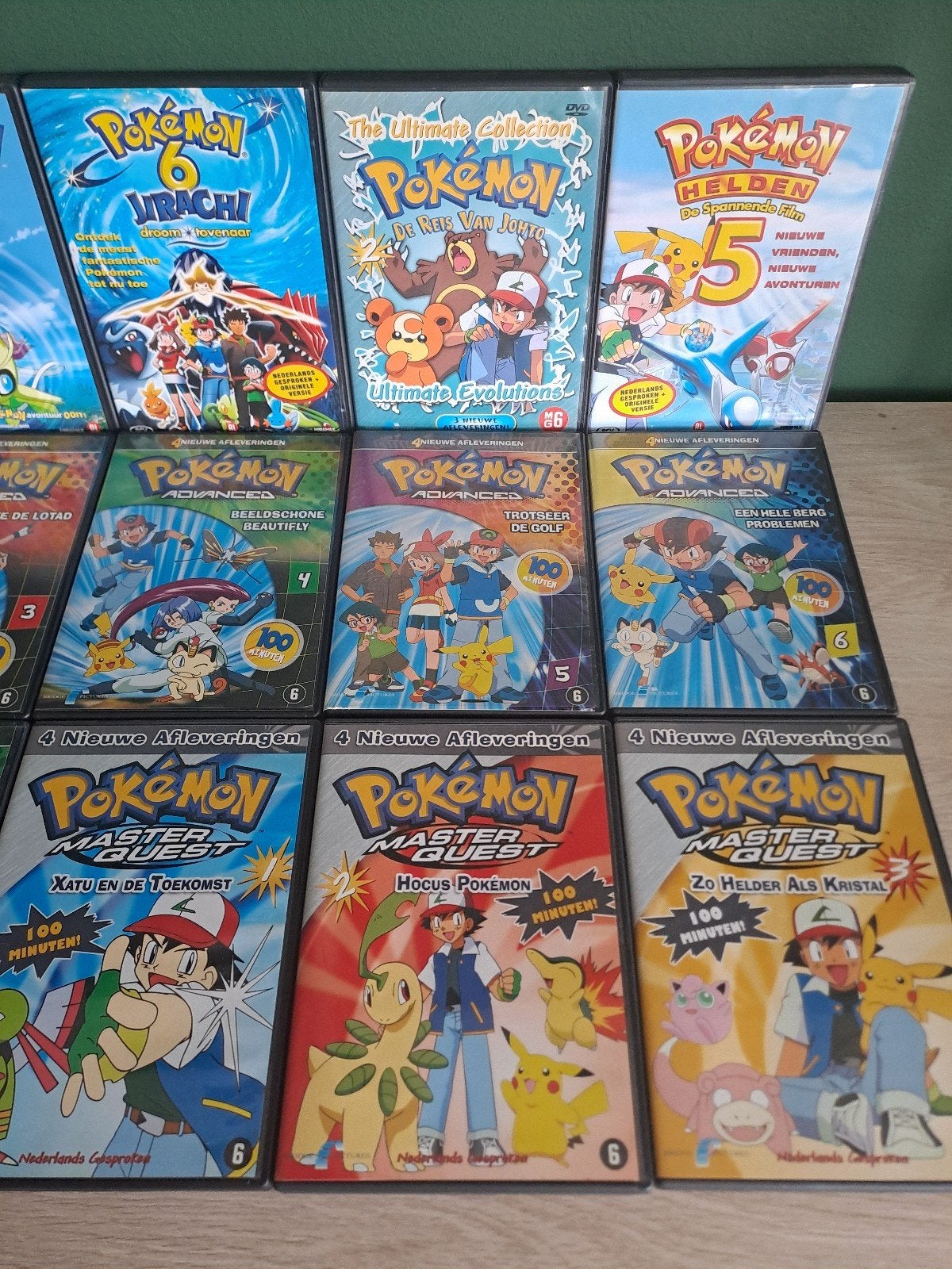 15 Pokemon dvd's in nieuwstaat, Enlèvement