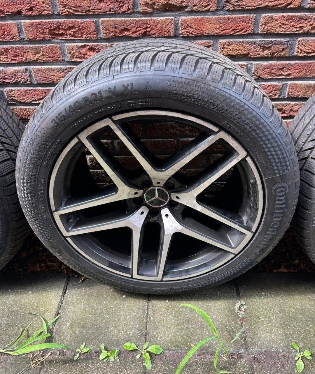 Originele GLE Mercedes 21-inch AMG lichtmetalen velgen met b, Enlèvement, 21 pouces, Pneu(s)