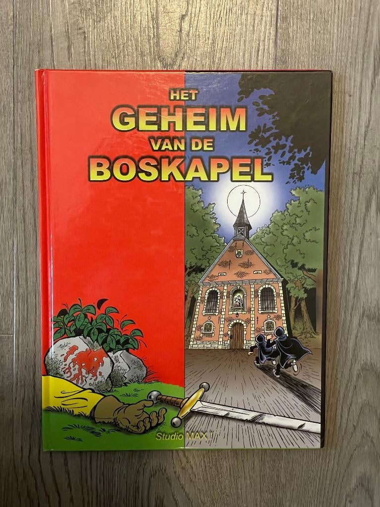 strip het geheim van de boskapel - gesigneerd genummerd, Ophalen of Verzenden