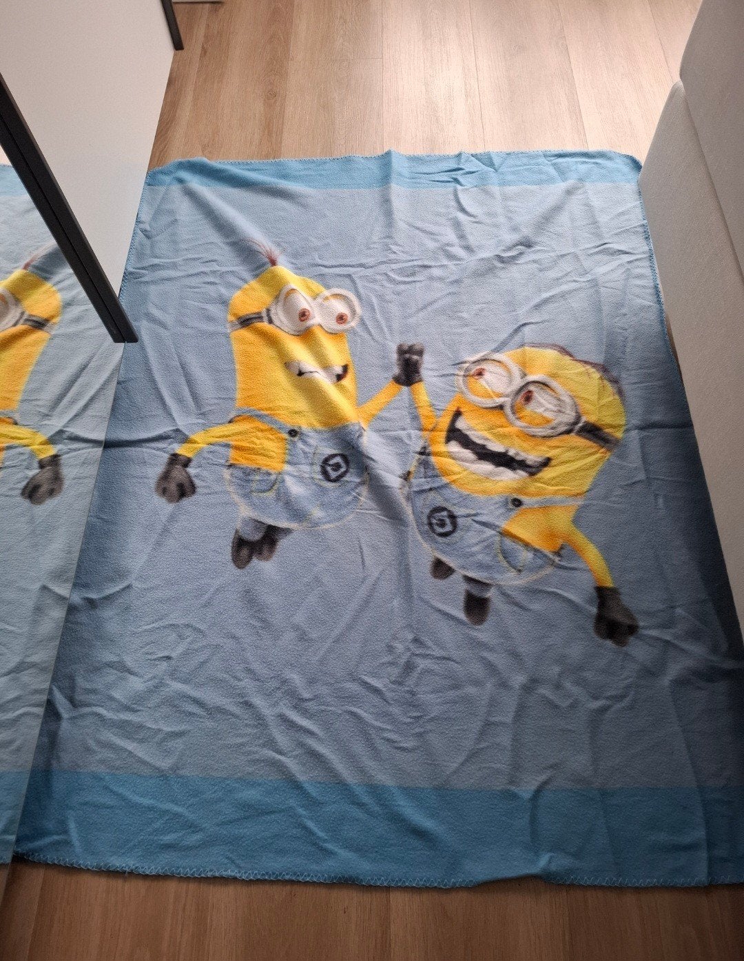 Plaid Minions, Huis en Inrichting, Woonaccessoires | Plaids en Woondekens, Ophalen of Verzenden, Zo goed als nieuw, Plaid