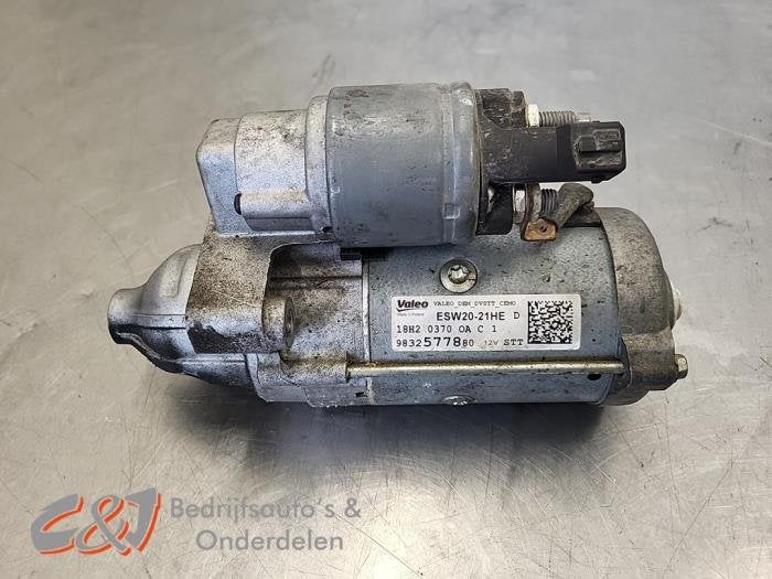 Startmotor van een Peugeot Partner, Auto-onderdelen, Motor en Toebehoren, Peugeot, Gebruikt, 3 maanden garantie, Ophalen of Verzenden