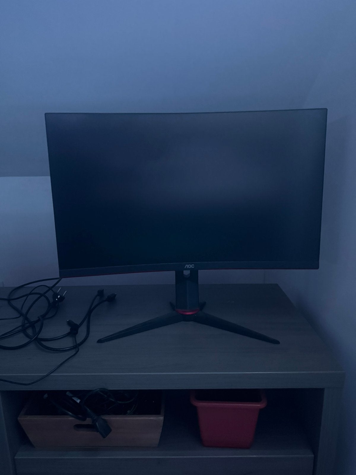 Curved AOC gaming monitor 240hz 1080p 27inch IPS, Computers en Software, IPS, Full HD, Zo goed als nieuw, DisplayPort