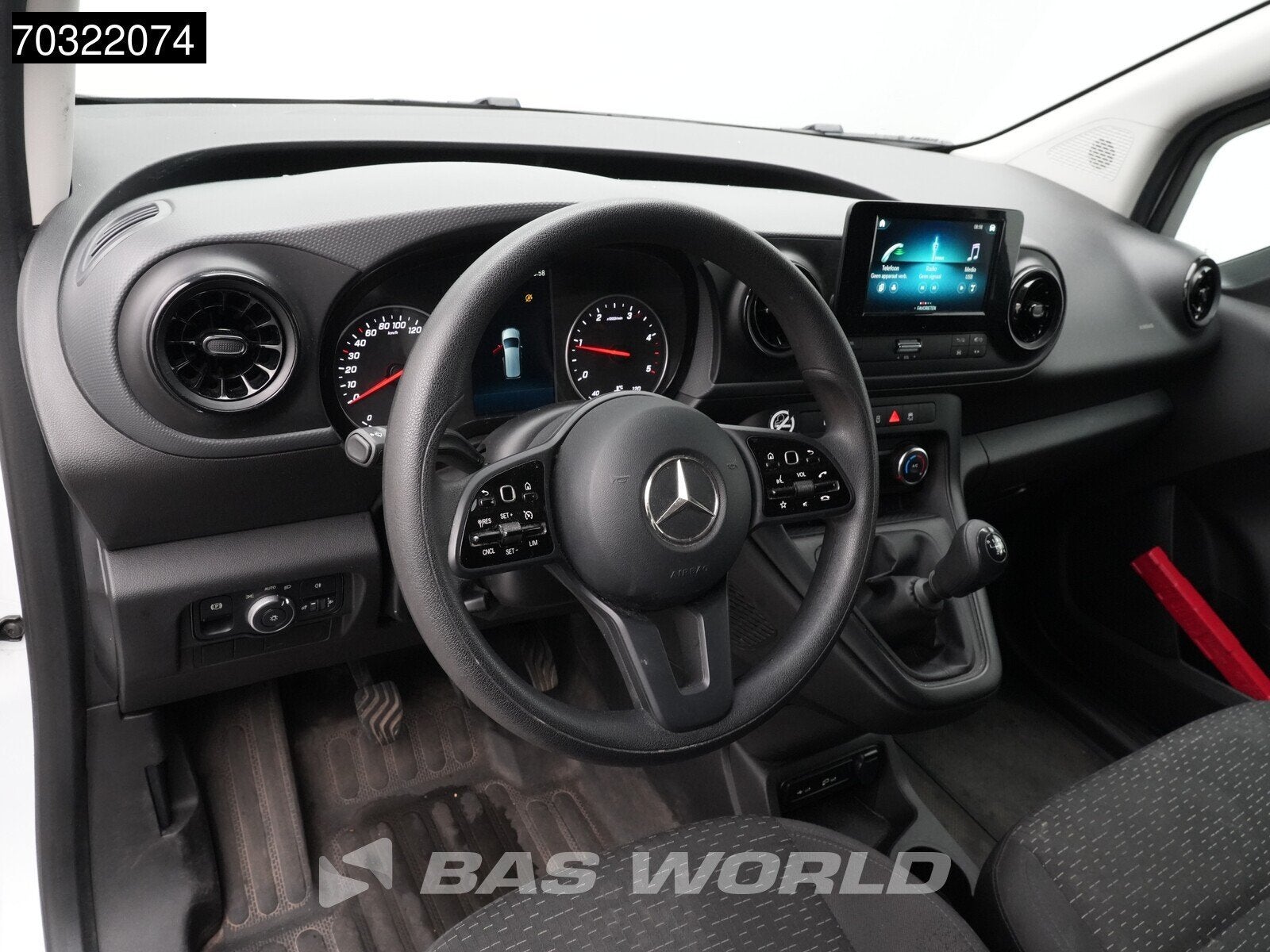 Mercedes Citan 112 CDI L2H1 LED Airco Camera Cruise Parkeers, Auto's, Dealer onderhouden, Stof, Gebruikt, Euro 6