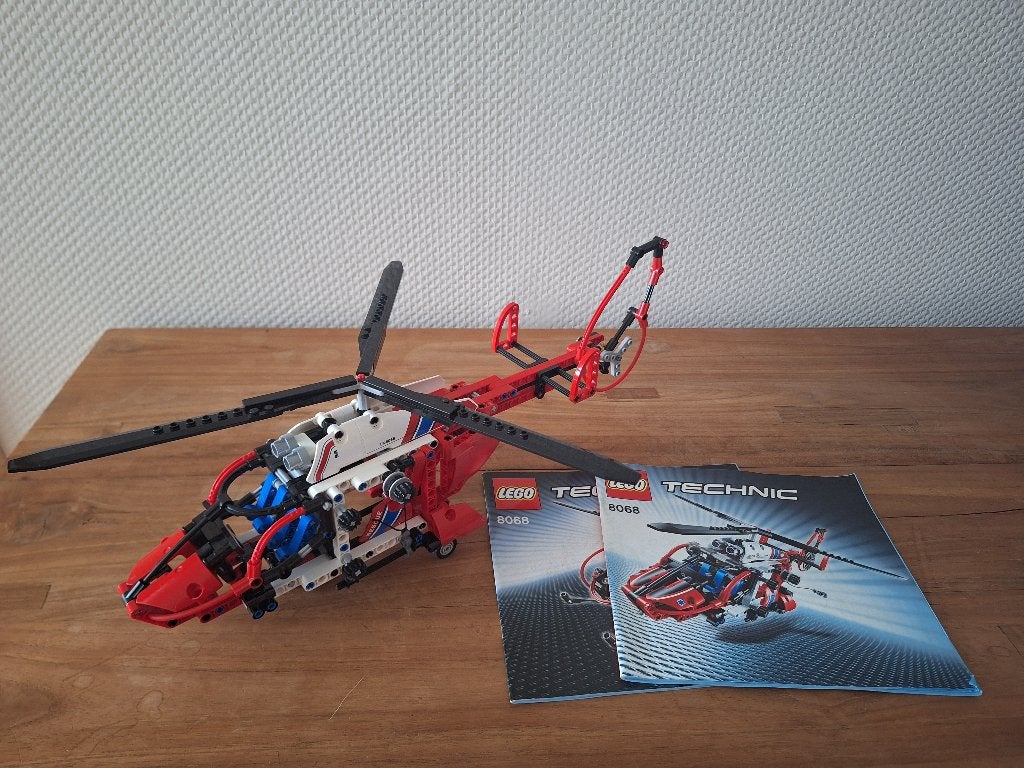 lego 8068 technic helikopter, Kinderen en Baby's, Gebruikt, Lego, Ophalen of Verzenden, Technic