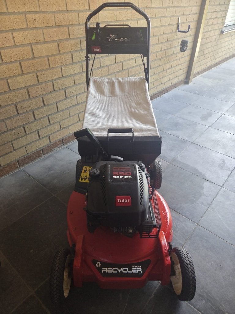 Grasmachine TORO, Tuin en Terras, Ophalen, Gebruikt, Versnellingen, Benzine-grasmaaier