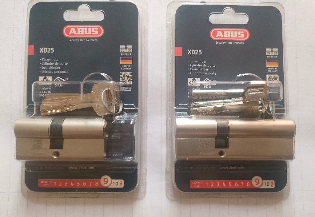 Cylindre de porte, Enlèvement, Neuf, Fer, Clé