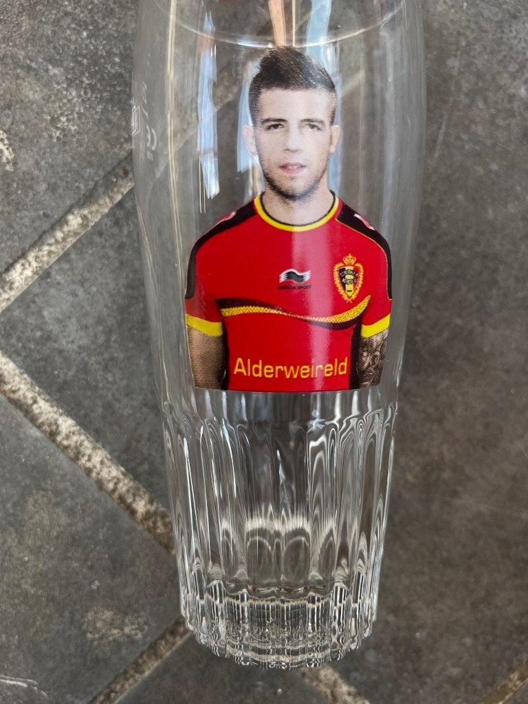 Verre Jupiler Red Devil Alderweireld, Enlèvement ou Envoi, Jupiler