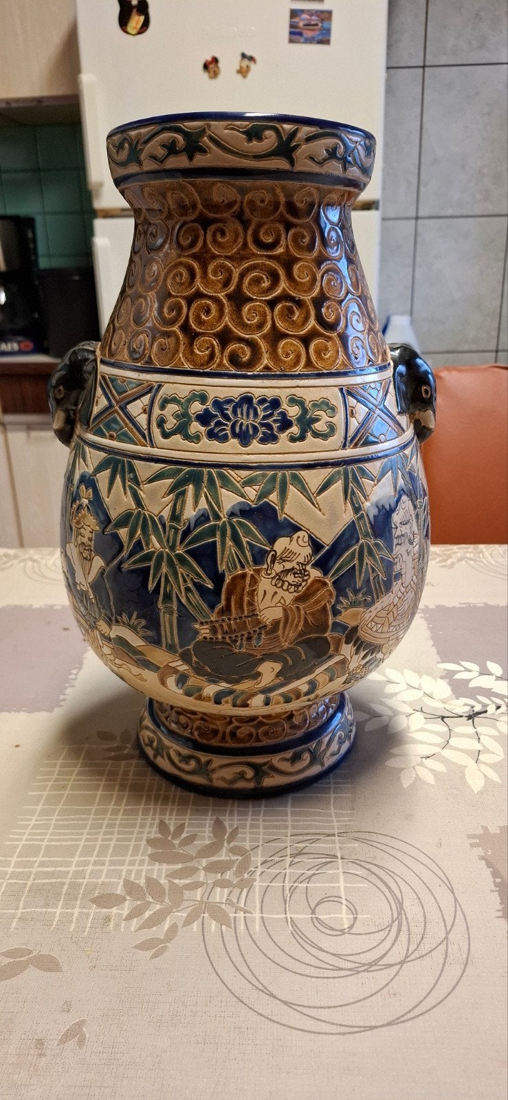Vintage Vietnamese Biên Hòa Vaas, Ophalen