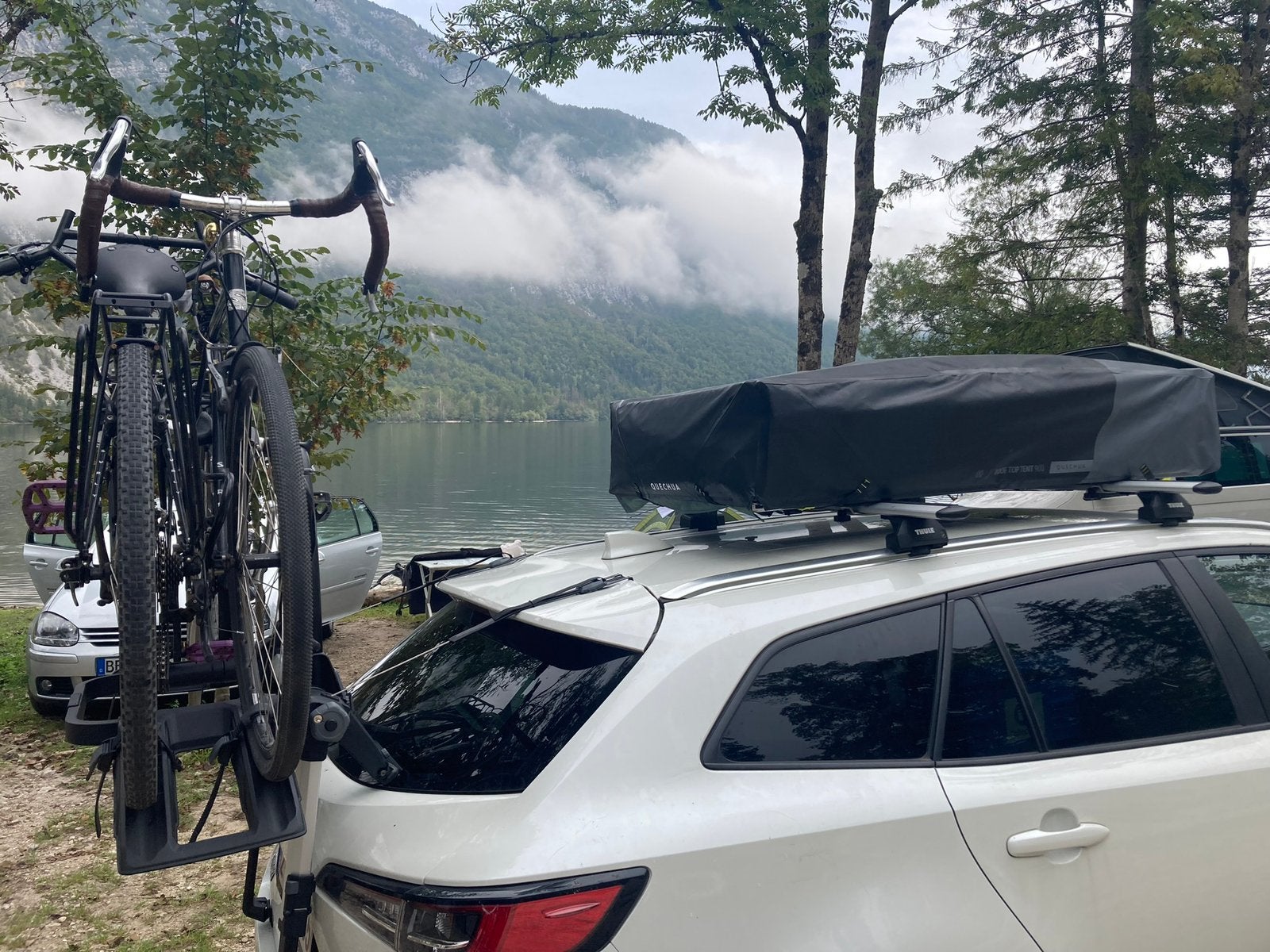 Thule Outway platform fietsendrager 993001, Enlèvement, 2 vélos, Comme neuf, Accessoire porte-vélos