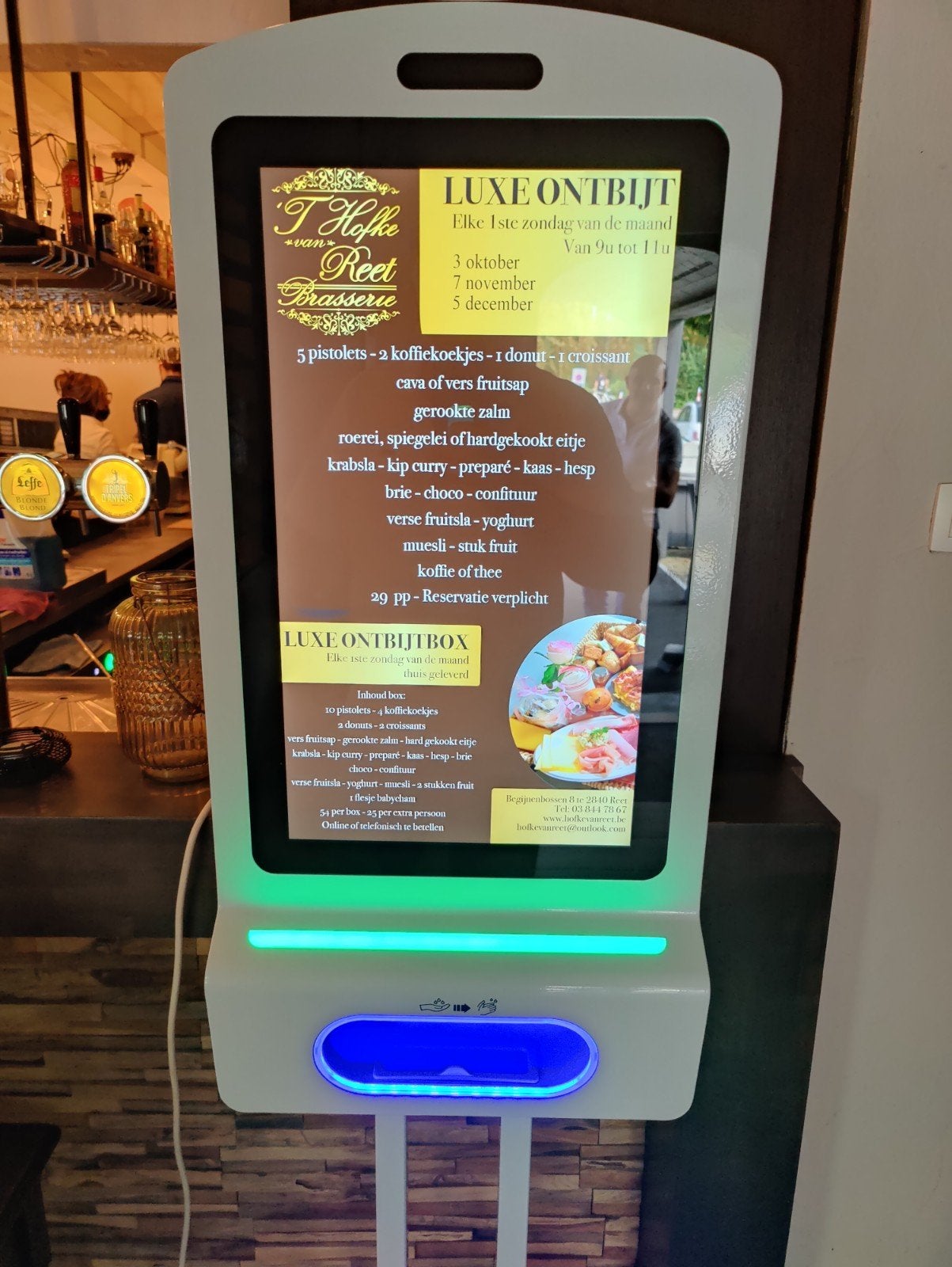 Sanitizer en LCD scherm
