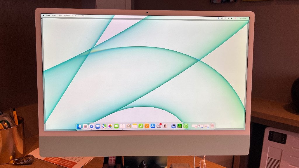 Imac M1 24 inch, Computers en Software, Apple Desktops, Ophalen, 256 GB, IMac, Zo goed als nieuw